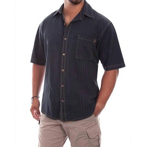 Men's 's Traveler Gun Metal Ss Shirt - Scully S - 1 of 1
