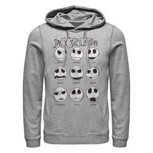 Men's The Nightmare Before Christmas Emotional Jack Pull Over Hoodie - 1 of 4