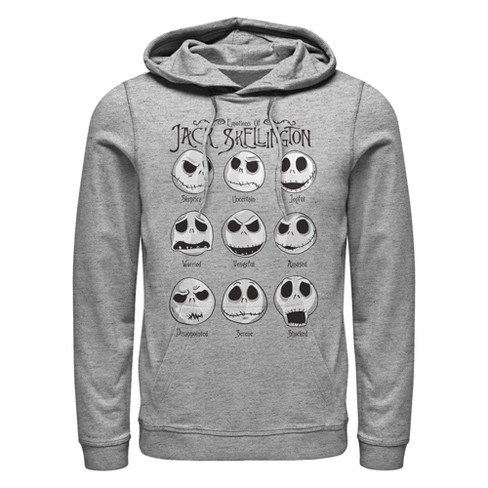 Men's The Nightmare Before Christmas Emotional Jack Pull Over Hoodie - image 1 of 4