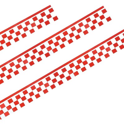 TruAIR 3 Pcs Racing Checkered Car Decals, Waterproof 20 Inch DIY Stripe Stickers