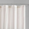 SEVOBAL Shower Curtain Ombre Seersucker Design with Textured Detail for Modern Bathroom Decor, taupe, 72"*72"*0.13" - 4 of 4