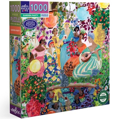 eeBoo Piece&Love: Garden Party - 1000 pc Puzzle