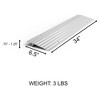 EX-ACCESS TRANSITIONS Portable Self Supporting Aluminum Modular Entry Threshold Ramp Ideal for Doorways and Raised Landings - 3 of 4