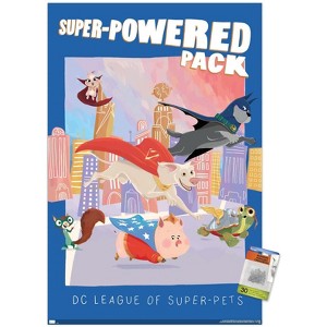 Trends International DC Comics Movie DC League of Super-Pets - Super-Powered Pack Unframed Wall Poster Prints - 1 of 4