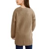 Girls Long Sleeve Cardigan Sweaters Open Front Cable Knit Chunky Cardigans Kids Oversized Cute Outerwear Coat - 2 of 3