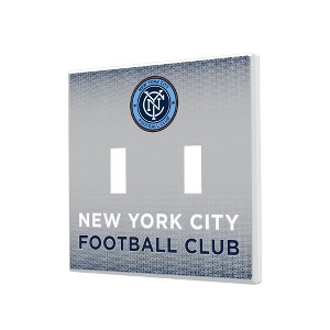 MLS Eastern Conference Teams Linen Hidden-Screw Light Switch Plate for Double Toggle - 1 of 4