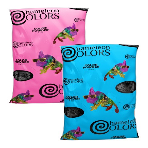 Chameleon Colors Gender Reveal Powder Set - Blue and Pink Color Chalk  Powder - 2 Pack of 5 Lb Bags