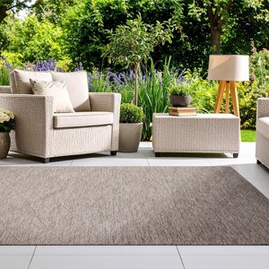 Luxe Weavers Modern Non-Slip Washable Outdoor Area Rug Geometric Carpet - 1 of 4