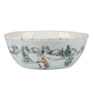 Certified International 104oz Winter's Frost Deep Bowl - 1 of 4