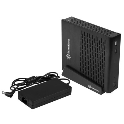 SilverStone Technology Thin mini-ITX case/1.4lite/186x42x181mm/support 2.5 inch x1/with 120W AC adapter