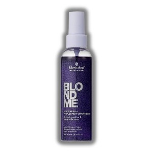 Schwarzkopf Professional BlondMe Bond Repair Purple Spray Conditioner | Neutralize Yellow & Brassy Tones | Strengthen Repair - (5.0 oz) - 1 of 3