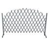 vidaXL Trellis Fence Solid Firwood 5.9'x3.3' Gray - 3 of 4