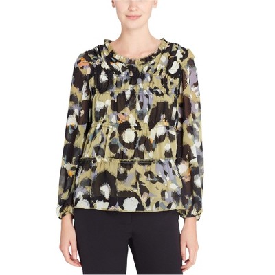Catherine Malandrino Womens Shirley Knit Blouse