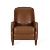 PU Leather Recliner Chair with Rivets, Adjustable Footrest - 4 of 4
