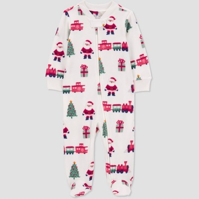 Image of Carter's Just One You®️ Baby Santa Workshop Sleep N' Play - White 6M