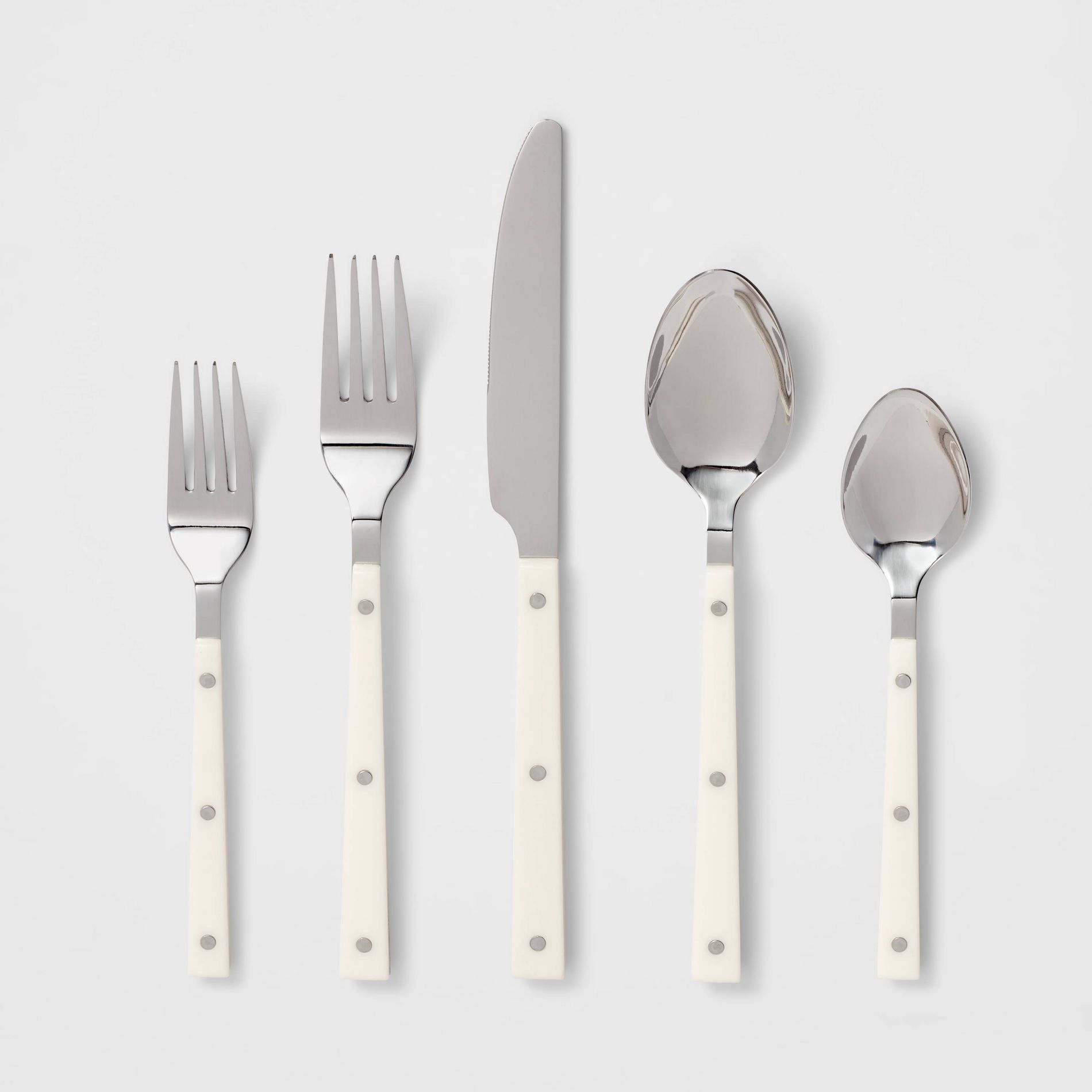 20pc Stainless Steel Burlington Silverware Set - Threshold™