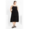 Women's Plus Size Mystic Dress - black | CITY CHIC - 2 of 4