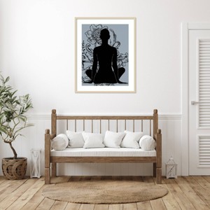 Amanti Art Slow Breathing III by Regina Morre Wood Framed Wall Art Print - 1 of 4