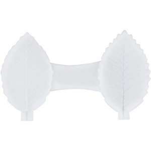 O'Creme Leaf Veiner Silicone Fondant Mold - 3" x 2" - White - 1 of 2