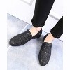 Santimon Mens Glitter Loafers Slip-On Dress Shoes – Sparkly Tuxedo & Suit Shoes for Weddings, Parties, and Formal Events - 4 of 4