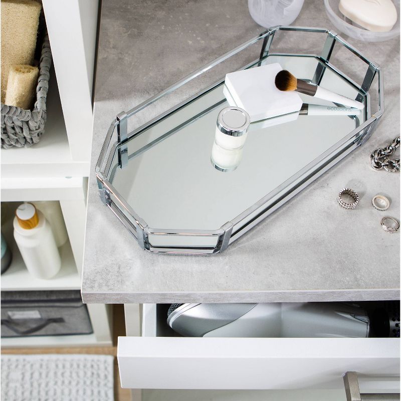 Octangular Design Bathroom Tray Chrome - Home Details, 5 of 7