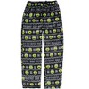 Sesame Street Men's Oscar The Grouch Bah Humbug Super Minky Pajama Pants - 3 of 4