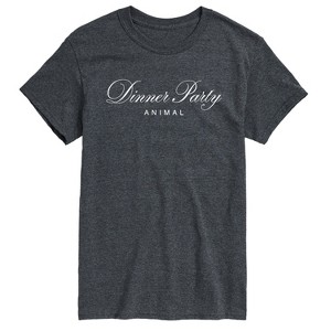 Men's - Instant Message - Dinner Party Animal Short Sleeve Graphic T-Shirt - 1 of 4