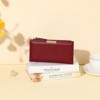 FATMOON Women’s Wallet - RFID Blocking Large Capacity PU Leather Purse  with Zipper Pocket, Card Slots for Everyday Use, Travel & Business - 2 of 4