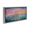 Stupell Industries Pond Reeds Sprouting at Sunset Floating Frame Canvas Art - 2 of 4