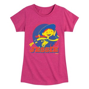 Girls' - Disney - Jessie Graphic Fitted Short Sleeve Graphic T-Shirt - 1 of 4