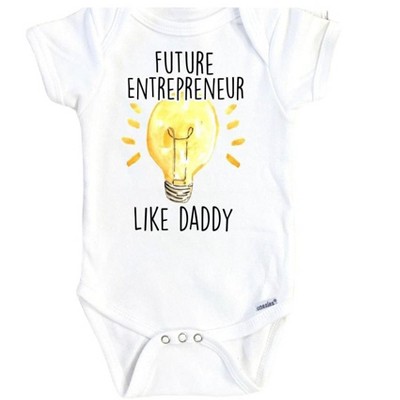 Entrepreneur Onesie® Baby Boy Girl Clothes Infant Bodysuit Funny Cute Newborn GS1