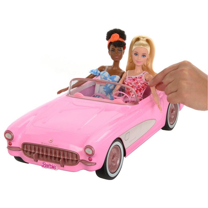 Hot Wheels RC Barbie Corvette Remote Control Car from Barbie: The Movie, 5 of 11