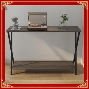 Garvee Narrow Console Table, 2-Tier Farmhouse Sofa Table with Shelves, 41.3 Inch Long Hallway Table, Behind Couch Table - 1 of 4
