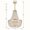 Crystorama Lighting Rylee 6 - Light Chandelier in  Antique Gold - 3 of 4