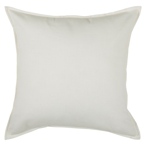 20x20 Oversize Solid Square Throw Pillow Ivory - Rizzy Home : Target