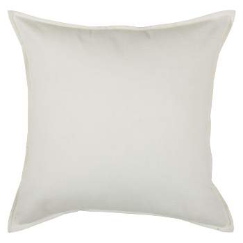 20"x20" Oversize Solid Square Throw Pillow Ivory - Rizzy Home