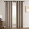 Grommet Top Thick 100% Blackout Drapes Full Light Blocking Curtains - 2 of 4