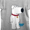 Family Guy Brian Griffin Crew Neck Short Sleeve Gray Heather Women's T-shirt - 2 of 2