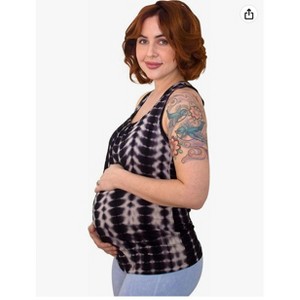 Bamboobies Easy Access U Neck Nursing Tank Top, Maternity Clothes for Breastfeeding - 1 of 4
