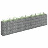 vidaXL Gabion Raised Bed Silver Galvanized Steel 141.7 x 11.8 x 35.4 in - 2 of 4