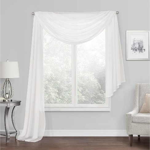 Window scarf deals white