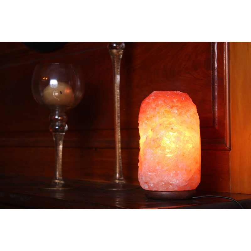 Large Natural Salt Lamp Pink - Q&#38;A Himalayan Salt, 3 of 6