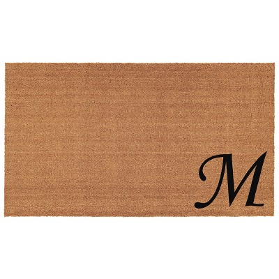 Calloway Mills 153622436M Urban Chic Monogram Doormat 24 In. x 36 In. (Letter M)