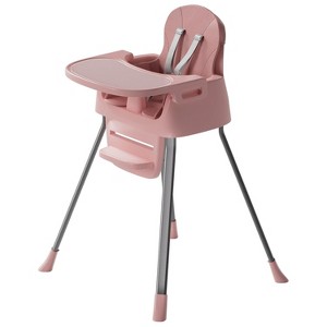 ONOIDM Portable Baby Highchair for Infants and Toddlers with 5 Point Harness Convertible Seat for Feeding and Sitting Up - 1 of 4