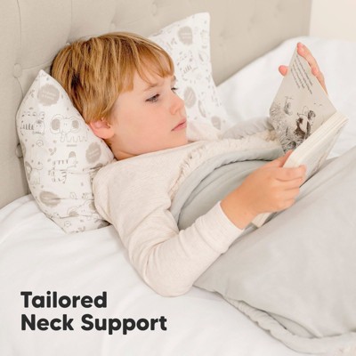 Soft Organic Cotton Toddler Pillow with Animal Print
