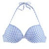 Women's Gingham Push Up Bikini Swimsuit Top Bra Sizing - LASCANA - 4 of 4