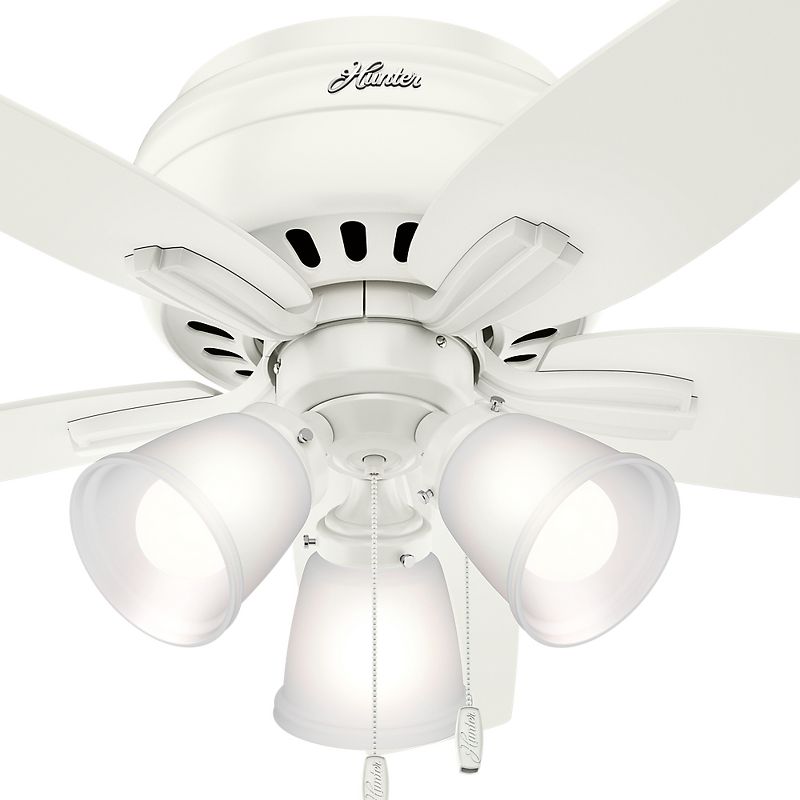 42" Newsome Low Profile Ceiling Fan (Includes LED Light Bulb) - Hunter Fan, 4 of 8
