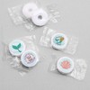 Big Dot of Happiness Trading The Tail For A Veil Mermaid Bachelorette Party Round Candy Sticker Favors - Labels Fits Chocolate Candy (1 sheet of 108) - 3 of 4