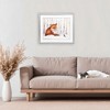 Stupell Industries Meeting of Fox And Sparrow Framed Print Under Glass Art - 3 of 4