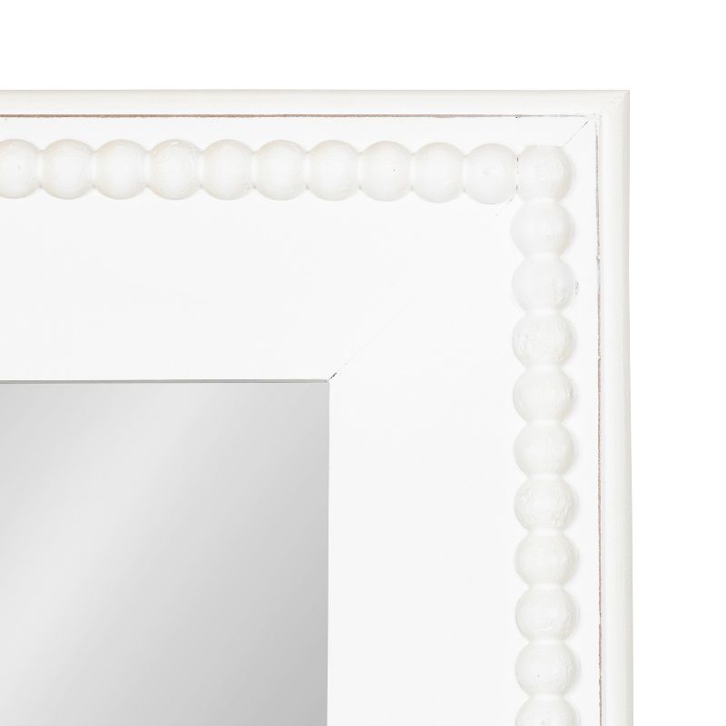 Kate and Laurel Strahm Wood Framed Wall Mirror, 24x36, White, 4 of 9